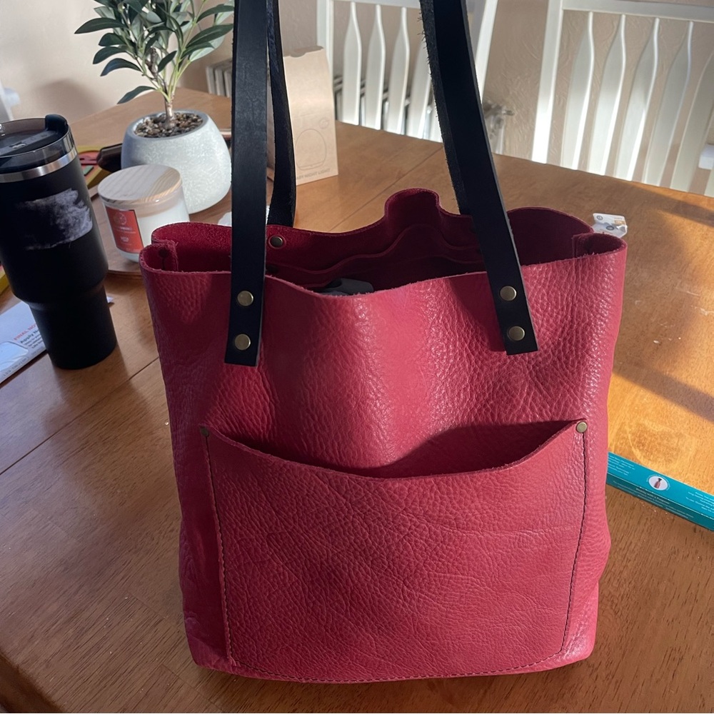 Portland Leather Goods Sugar Medium Tote EUC